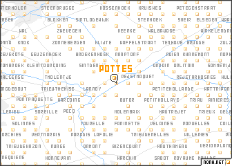 map of Pottes