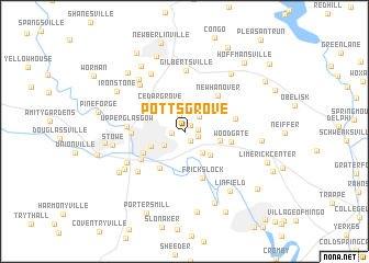 map of Pottsgrove