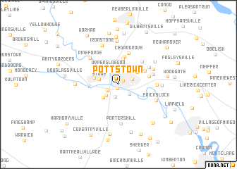 map of Pottstown