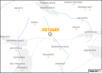 map of Potudan\