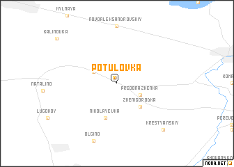 map of Potulovka