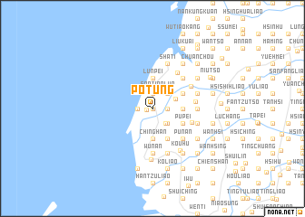 map of Po-tung