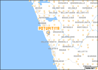 map of Potupitiya