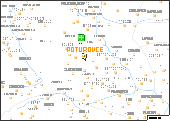 map of Poturovce