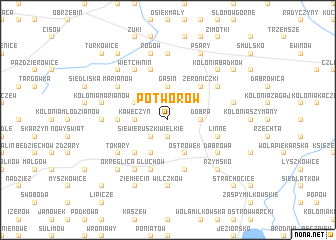 map of Potworów