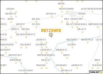 map of Potzehne