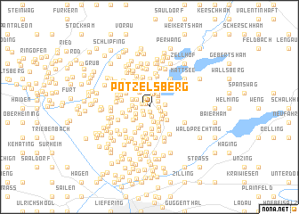 map of Pötzelsberg
