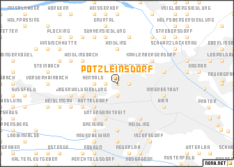 map of Pötzleinsdorf