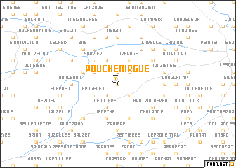 map of Pouchenirgue