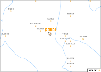 map of Poudi