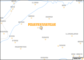 map of Pouéré-Essengué