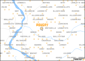 map of Pougny