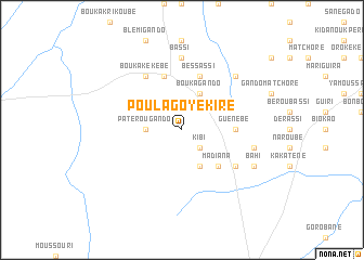 map of Poulagoyékire