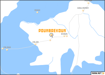 map of Poumba Ekoum