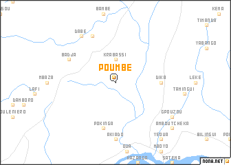 map of Poumbé