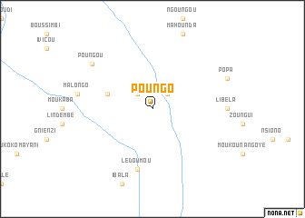 map of Poungo