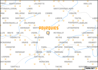 map of Pourquies