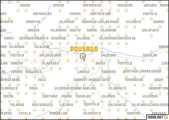 map of Pousada