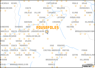 map of Pousa Foles