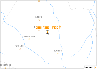 map of Pouso Alegre