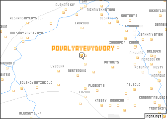 map of Povalyayevy Dvory