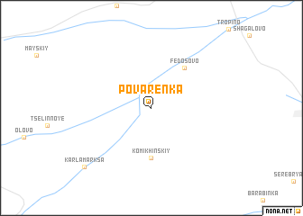 map of Povarenka