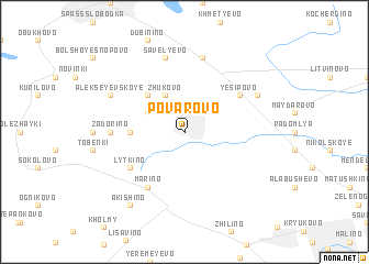map of Povarovo