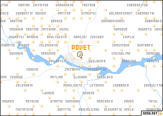 map of Povet