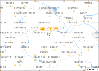 map of Povitnoye