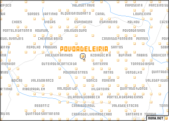 map of Póvoa de Leiria