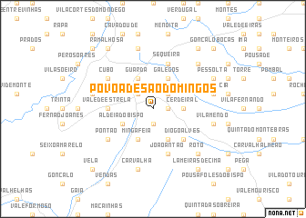 map of Póvoa de São Domingos