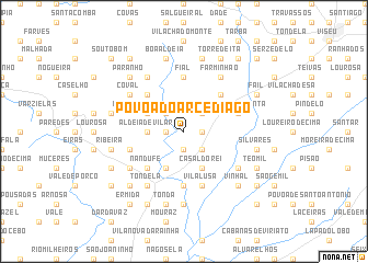 map of Póvoa do Arcediago