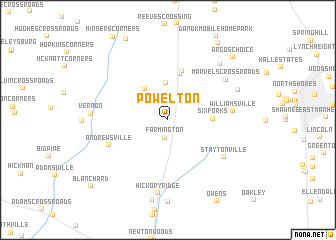 map of Powelton