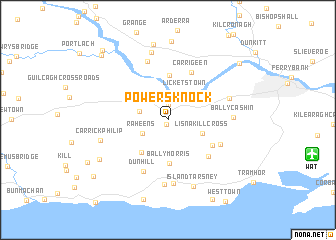 map of Powersknock