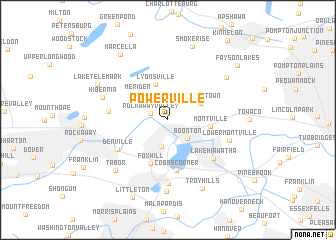 map of Powerville