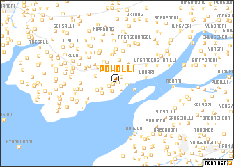 map of P\