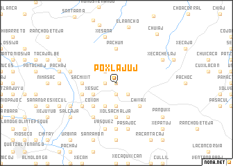 map of Poxlajuj