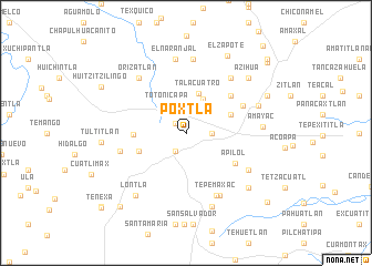 map of Poxtla