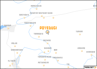 map of Poyedugi