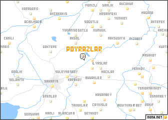 map of Poyrazlar