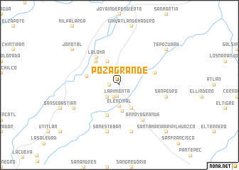 map of Poza Grande