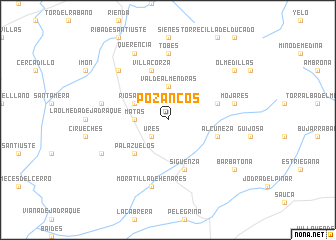 map of Pozancos