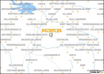 map of Pozancos