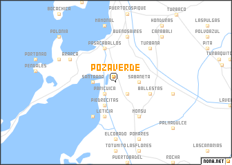 map of Poza Verde