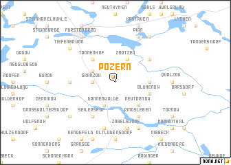 map of Pozern