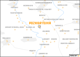 map of Pozhidayevka