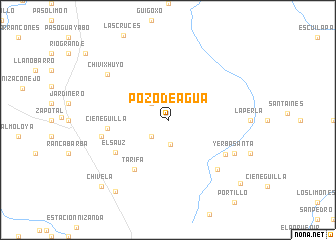 map of Pozo de Agua