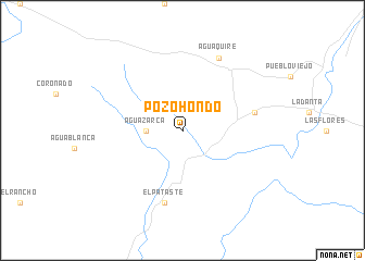 map of Pozo Hondo