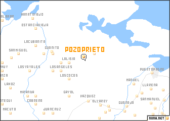map of Pozo Prieto