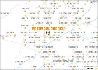 map of Pozos de la Gracia